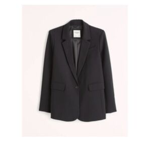 NWT Black Abercrombie Classic Suiting Women's Blazer